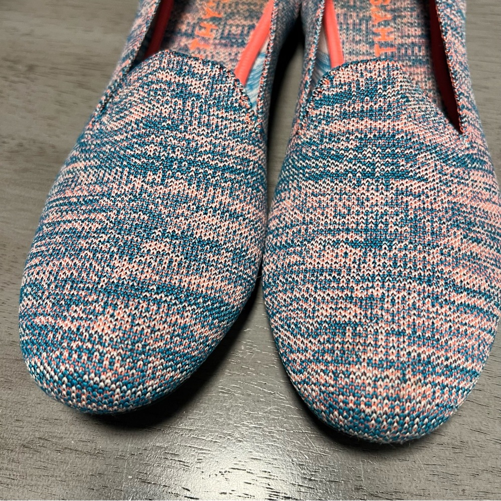 Rothy's Turquoise Melange Loafers